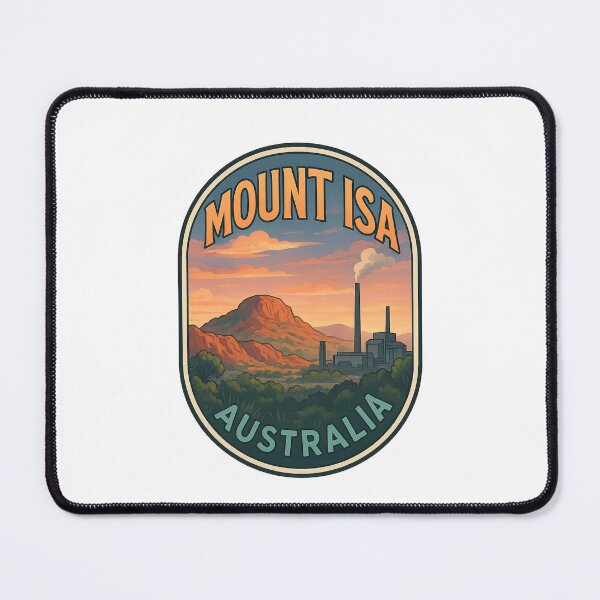 Item preview, Mount Isa Sunset and Mining Skyline Australia designed and sold by Places On Earth.