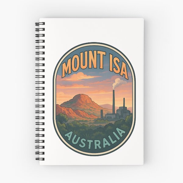 Item preview, Mount Isa Sunset and Mining Skyline Australia designed and sold by Places On Earth.