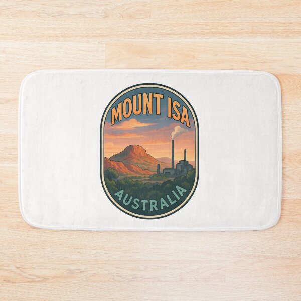 Item preview, Mount Isa Sunset and Mining Skyline Australia designed and sold by Places On Earth.