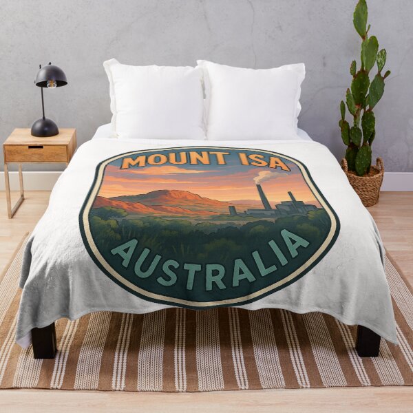 Item preview, Mount Isa Sunset and Mining Skyline Australia designed and sold by Places On Earth.
