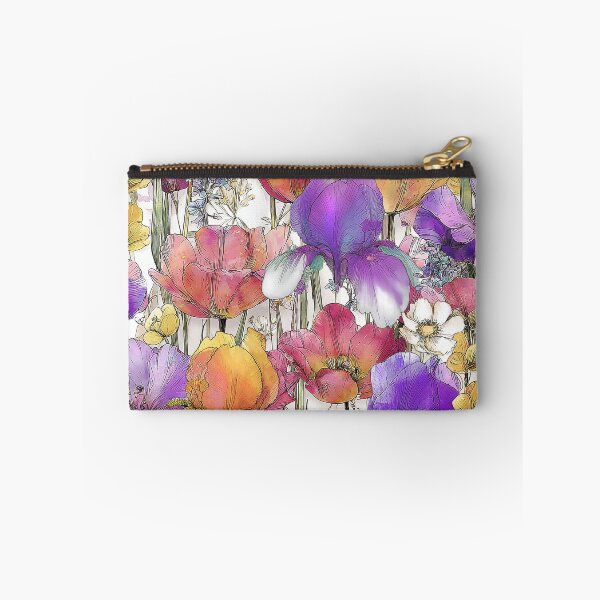 Item preview,  Tulip Iris Line Drawing Watercolor designed and sold by Tina Veenstra.