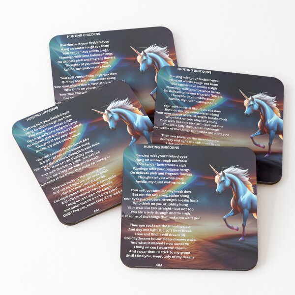 Item preview, Hunting Unicorns designed and sold by Slum-Alley.