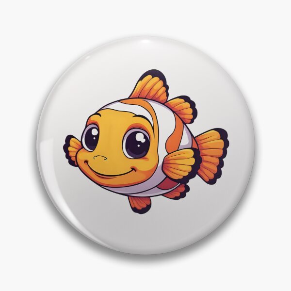 Item preview, Adorable Cute Cartoon Clownfish designed and sold by bvdesignart.