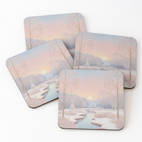 Item preview, A Winding River in a Winter Sunset designed and sold by Lizetteh.