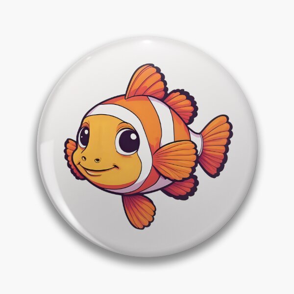 Item preview, Adorable Cute Cartoon Clownfish designed and sold by bvdesignart.