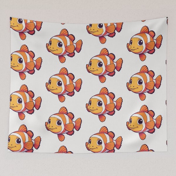 Item preview, Adorable Cute Cartoon Clownfish designed and sold by bvdesignart.
