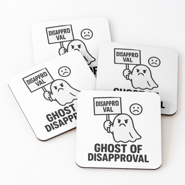 Item preview, Ghost of Disapproval – Funny Angry Ghost Meme Illustration designed and sold by Apple-Design369.