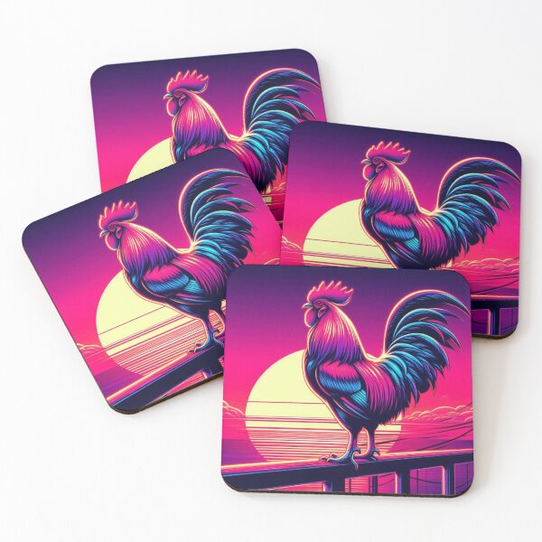 Item preview, Colorful cute rooster  designed and sold by Dogandesighn.