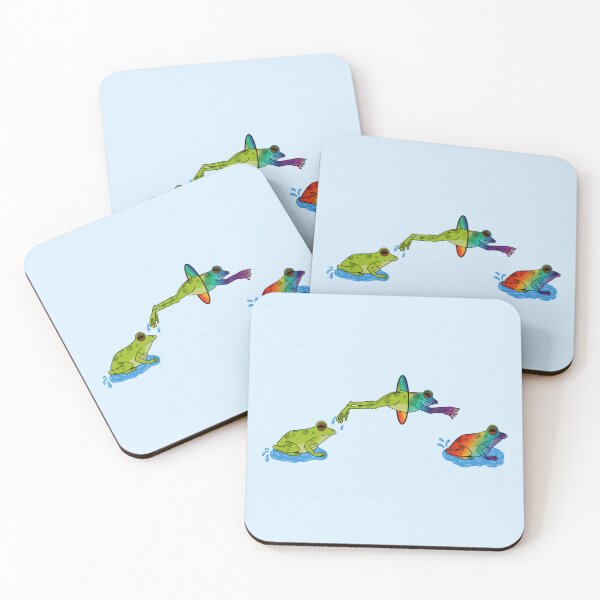 Item preview, Gay frogs designed and sold by Dragon’s Den Designs.
