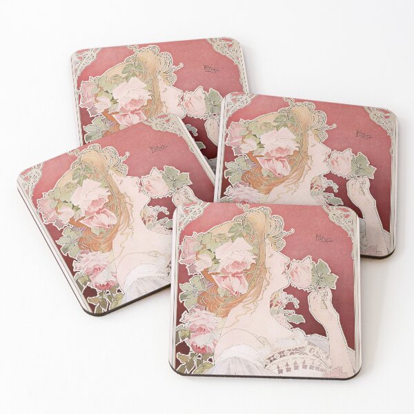 Item preview, Art nouveau style vintage poster. Perfumery designed and sold by likiska.