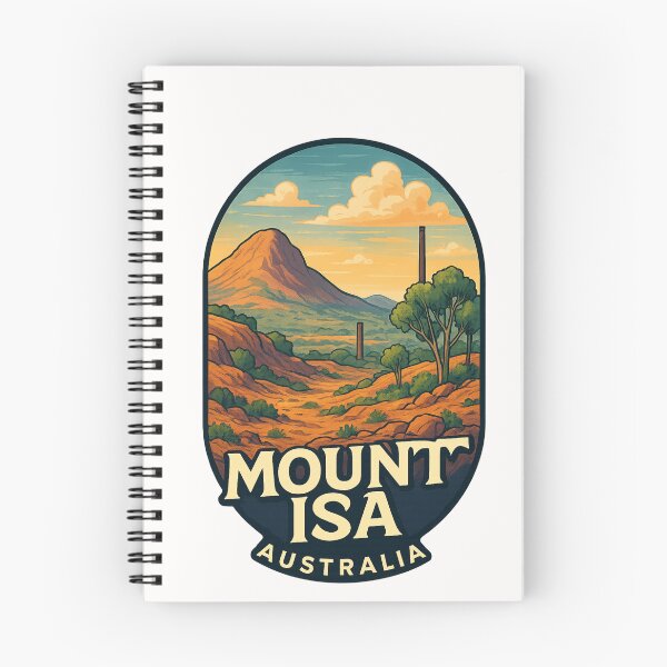 Item preview, Mount Isa Mining Landscape Outback Queensland designed and sold by Places On Earth.