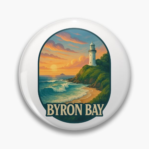 Item preview, Byron Bay Lighthouse Sunrise Northern New South Wales designed and sold by Places On Earth.