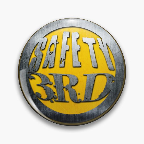 Item preview, Safety 3rd – Industrial Satire Grunge Design designed and sold by artistwill.