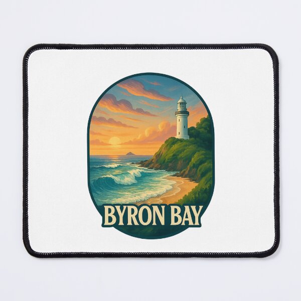 Item preview, Byron Bay Lighthouse Sunrise Northern New South Wales designed and sold by Places On Earth.