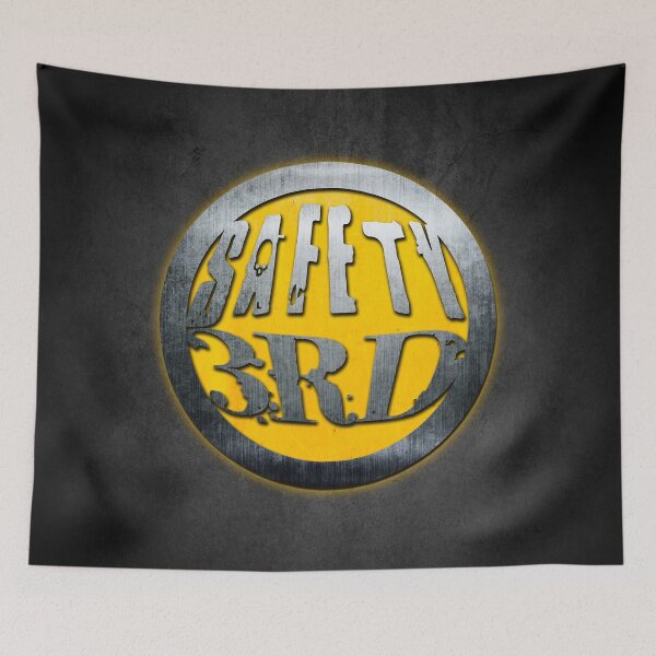 Item preview, Safety 3rd – Industrial Satire Grunge Design designed and sold by artistwill.