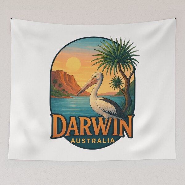 Item preview, Darwin Waterfront and Outback Cliffs Northern Territory designed and sold by Places On Earth.