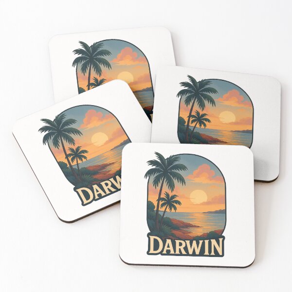Item preview, Tropical Sunset in Darwin Northern Territory Australia designed and sold by Places On Earth.