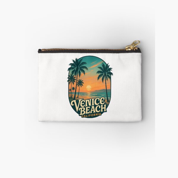 Item preview, Venice Beach California Palm Trees and Sunset Coastline designed and sold by Places On Earth.