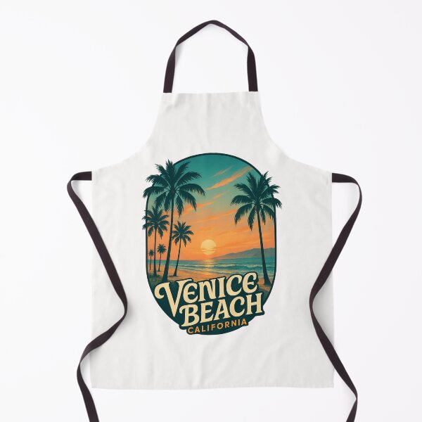 Item preview, Venice Beach California Palm Trees and Sunset Coastline designed and sold by Places On Earth.