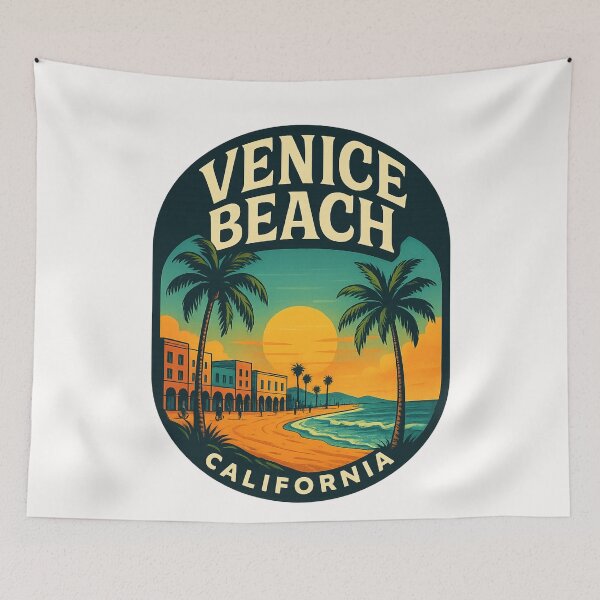Item preview, Venice Beach Boardwalk Sunset Los Angeles California designed and sold by Places On Earth.
