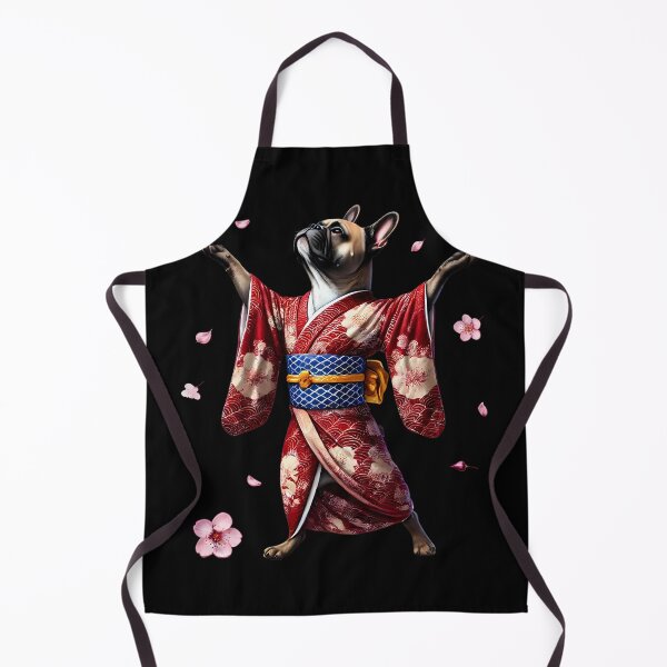 Item preview, French Bulldog Japanese Art Kimono Harajuku Dog Lover designed and sold by Kimberley King Art King Art.