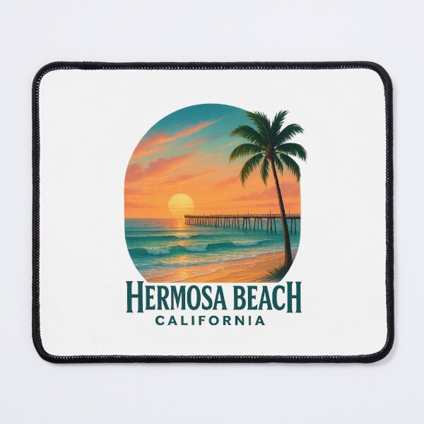 Item preview, Hermosa Beach Sunset and Pier California designed and sold by Places On Earth.