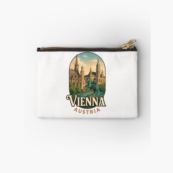 Item preview, Vienna Rathaus and Stephansdom Austria designed and sold by Places On Earth.