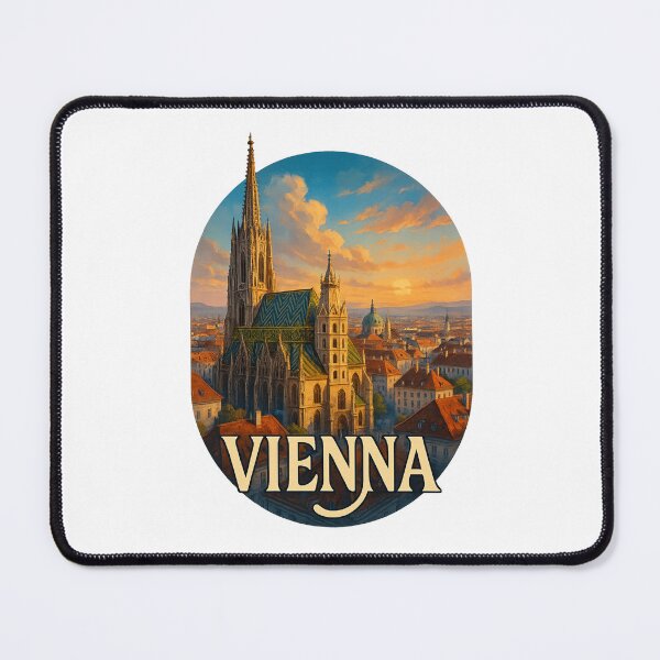 Item preview, St. Stephen's Cathedral Sunset View Vienna Austria designed and sold by Places On Earth.