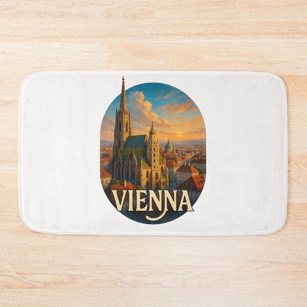 Item preview, St. Stephen's Cathedral Sunset View Vienna Austria designed and sold by Places On Earth.