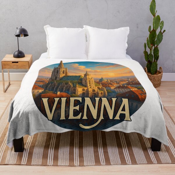 Item preview, St. Stephen's Cathedral Sunset View Vienna Austria designed and sold by Places On Earth.