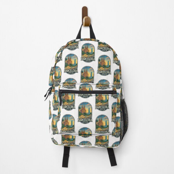 Item preview, Sagrada Familia and Park Güell Skyline Barcelona Spain designed and sold by Places On Earth.