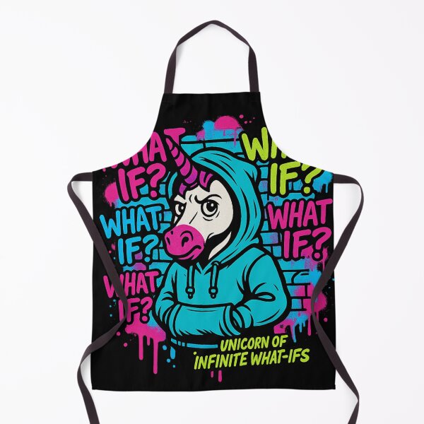 Item preview, Unicorn of Infinite What-Ifs – Graffiti Street Art designed and sold by I AM BRO.