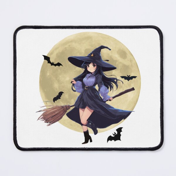 Item preview, Witch on Broomstick Full Moon Flight,Halloween thrit designed and sold by SiripornSeaynng.