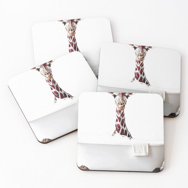 Item preview, Giraffe Taking a Bath, Cute Bathroom Decor designed and sold by CheekyAnimalz.
