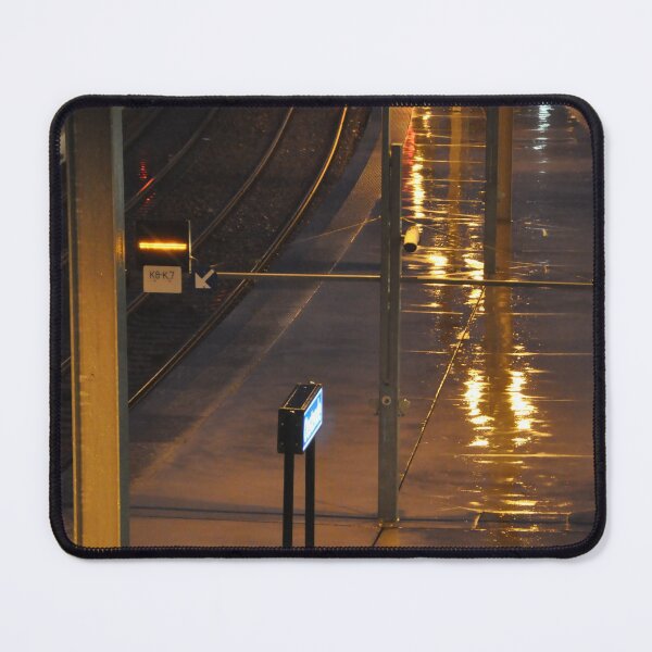 Item preview, An abandoned station track at night designed and sold by viatrix.veda.