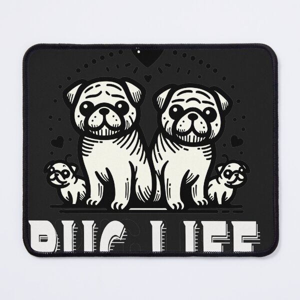 Item preview, Vida Pug | Meme divertido y genial sobre perros para los amantes de los pugs designed and sold by Corgi & co Shop.