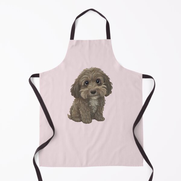 Item preview, Brown Cockapoo - Pink Background designed and sold by Charlotte Paints.