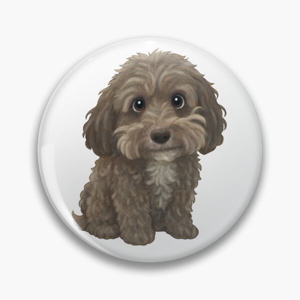 Item preview, Brown Cockapoo - White Background designed and sold by Charlotte Paints.