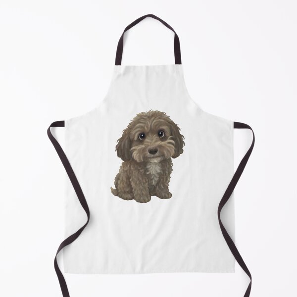Item preview, Brown Cockapoo - White Background designed and sold by Charlotte Paints.