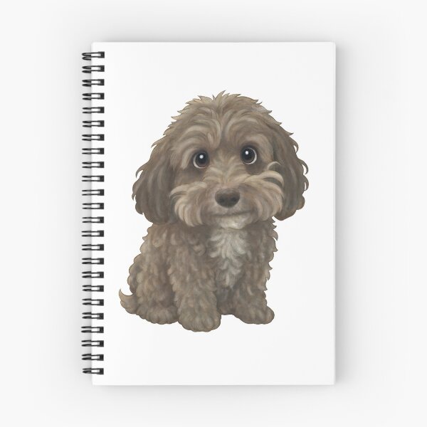 Item preview, Brown Cockapoo - White Background designed and sold by Charlotte Paints.