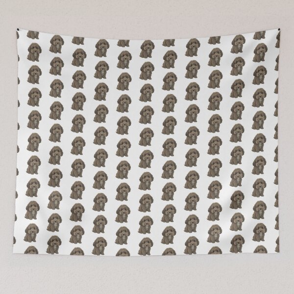 Item preview, Brown Cockapoo - White Background designed and sold by Charlotte Paints.