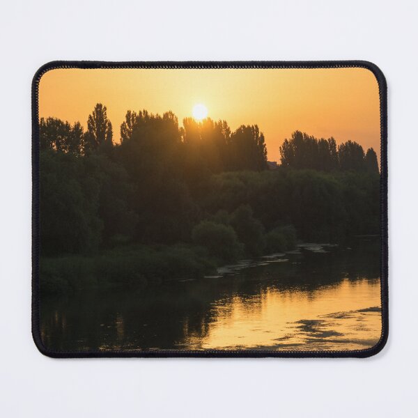 Item preview, Golden Sunrise Over Serene Maritsa River designed and sold by Georgia Mizuleva.