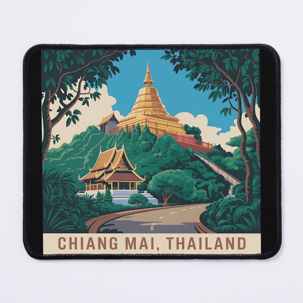 Item preview, Chiang Mai Thailand Golden Temple designed and sold by CHILLIN-Shop.