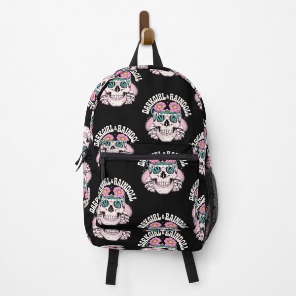 Item preview, DARKGIRL & RAINDOLL Pastel Goth Floral Skull | Enchanted Mushroom Art designed and sold by StoyanPumpalov.