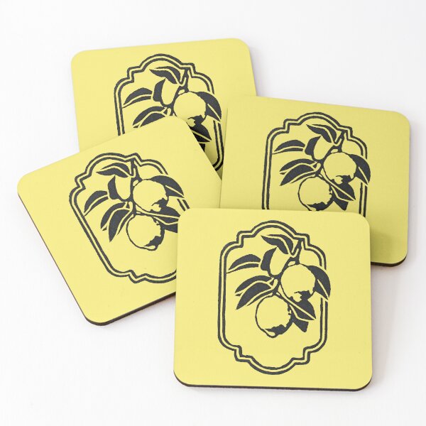 Item preview, Lemon Linocut Print designed and sold by boy-dot-brush.