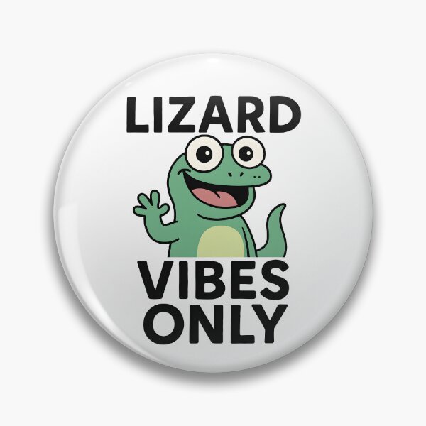 Item preview, Lizard Vibes Only – Cute Green Cartoon Lizard designed and sold by JayceTucker89.