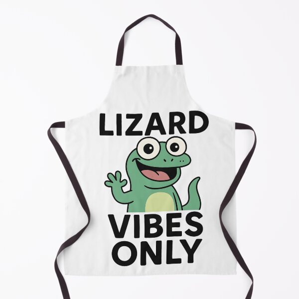 Item preview, Lizard Vibes Only – Cute Green Cartoon Lizard designed and sold by JayceTucker89.