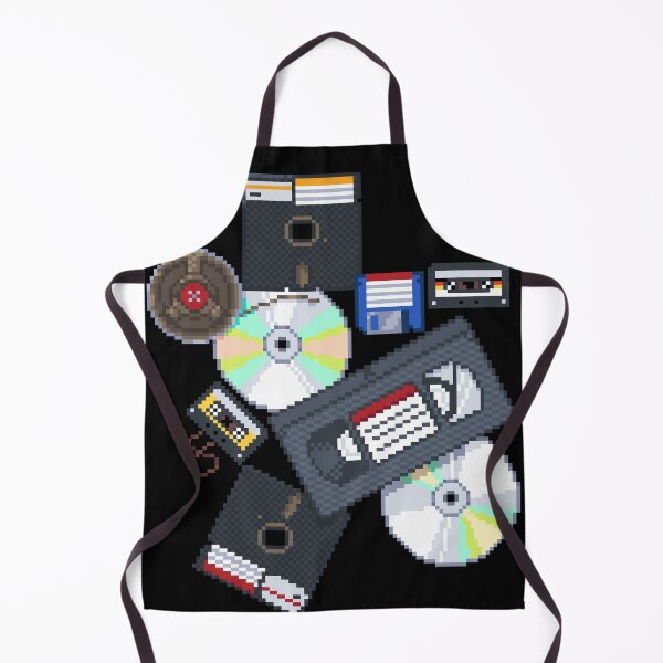 Item preview, 80s Storage Media Goodies - Pixel Art designed and sold by Retroperks.