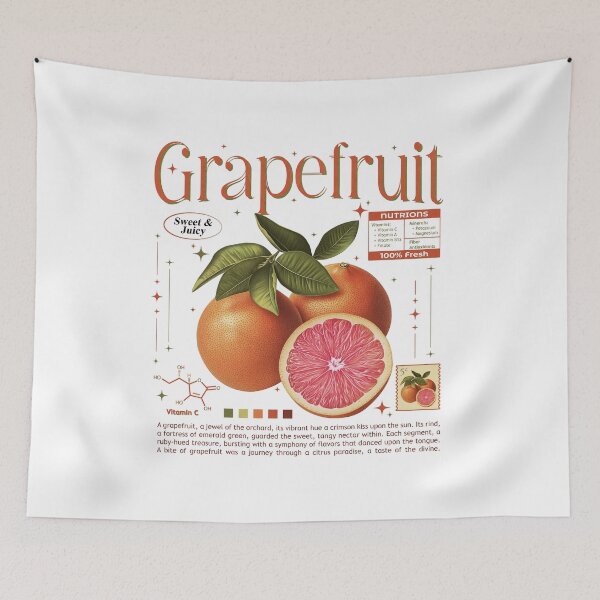Item preview, Anatomy Retro Grapefruit designed and sold by AShanDome.