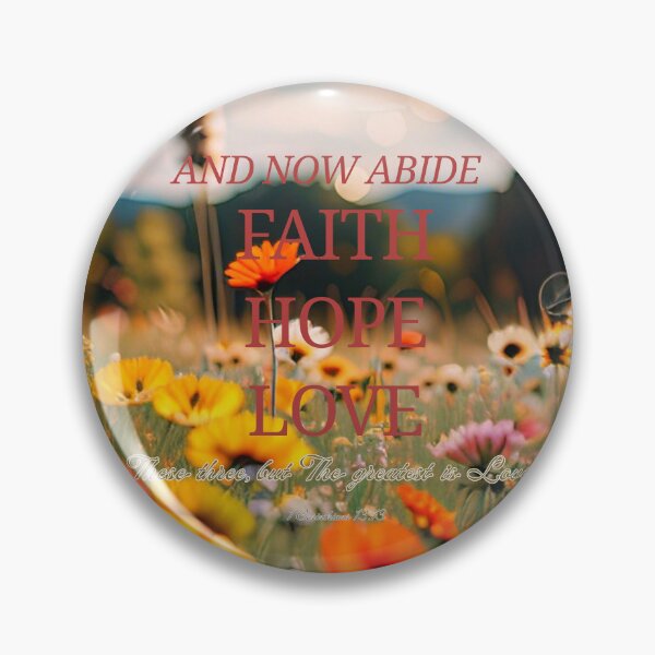 Item preview, Bible Verse – Faith Hope Love – Christian Inspiration designed and sold by Ausra789.